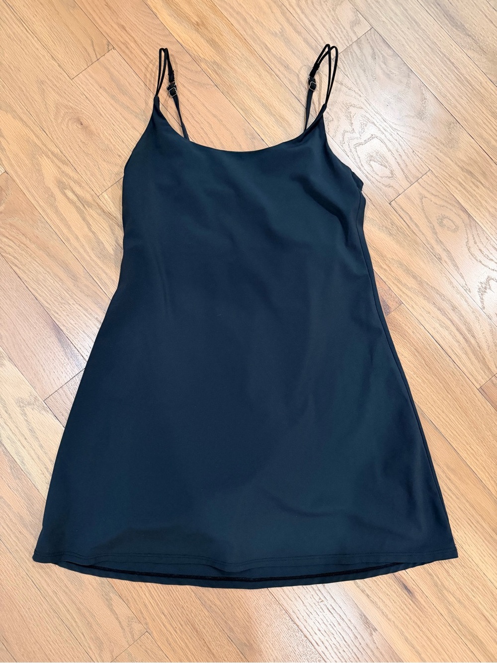 Abercrombie Black Athletic  Dress with Adjustable Straps & Built-In shorts